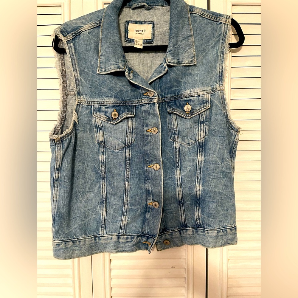 Forever 21 Jean vest